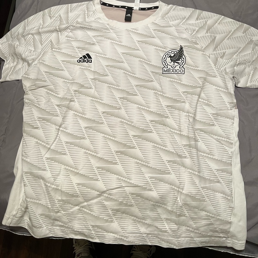Adidas Mexico pre game shirt